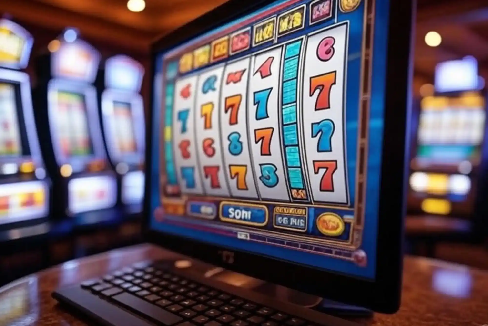 How are slot outcomes generated online