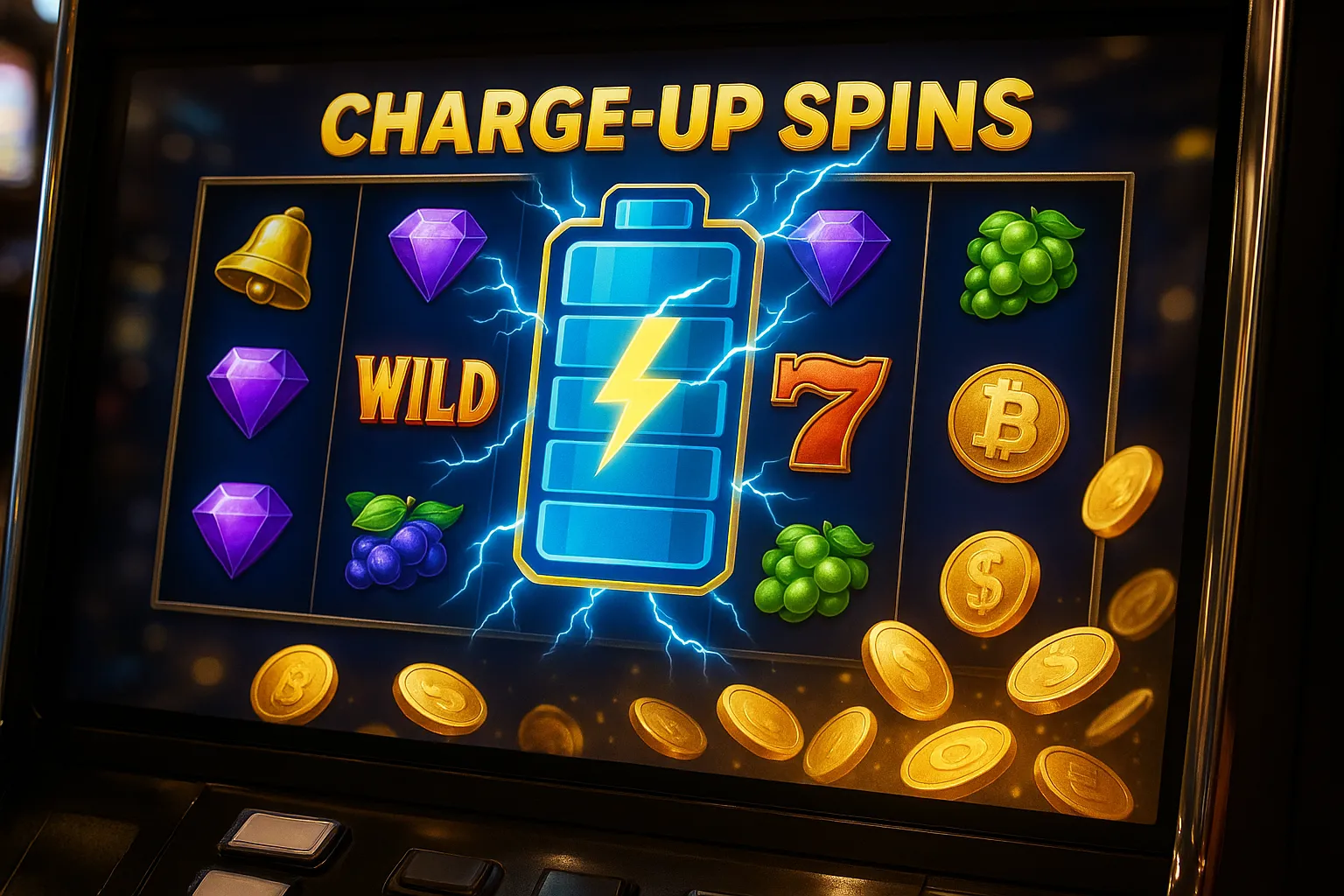 What are charge-up spins in new games