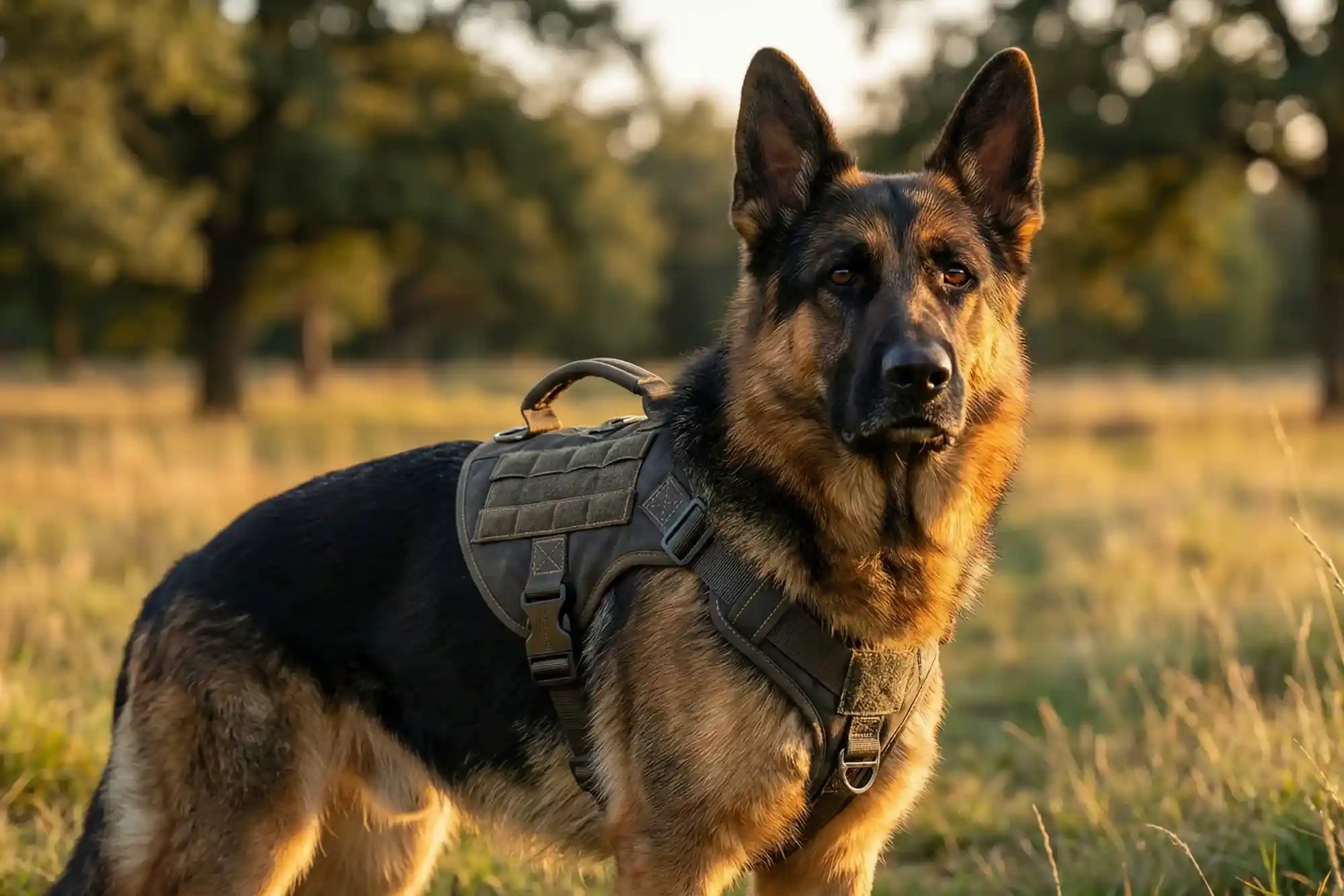 Best Tactical Dog Harnesses with Handle for Large Breeds and Service Dogs